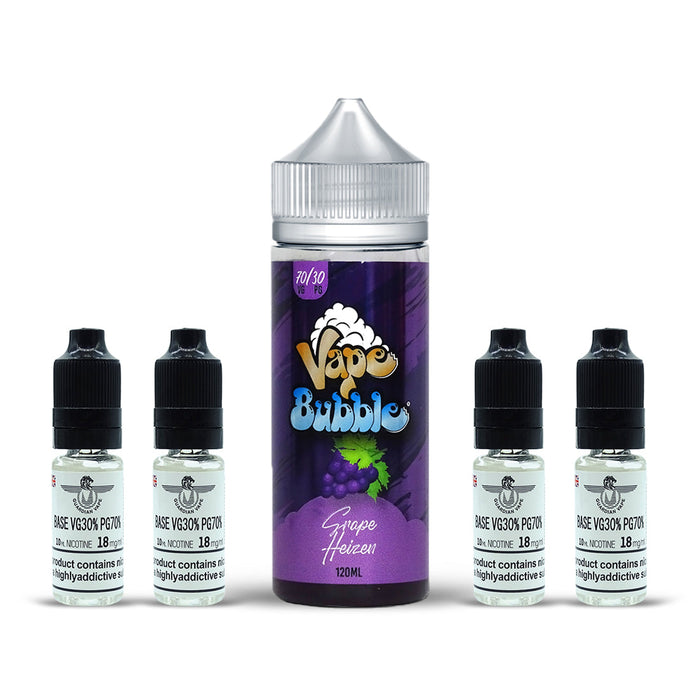 GRAPE HEIZEN SHORT FILL BY VAPE BUBBLE 120ML