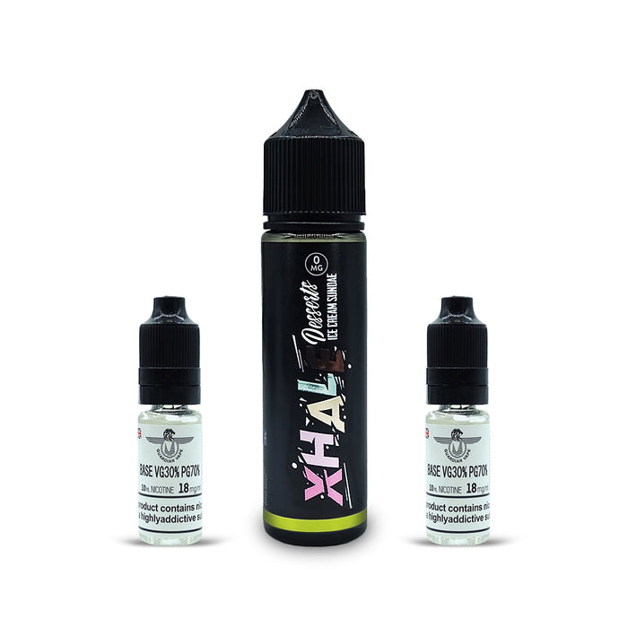 XHALE ELIQUID DESSERTS RANGE 60ML - E-liquid