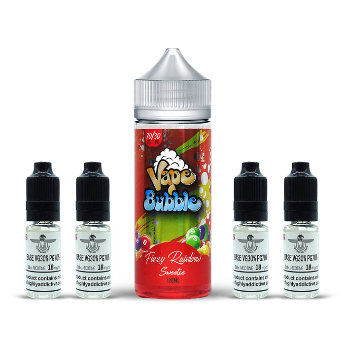 FIZZY RAINBOW SWEETIE SHORT FILL BY VAPE BUBBLE 120ML