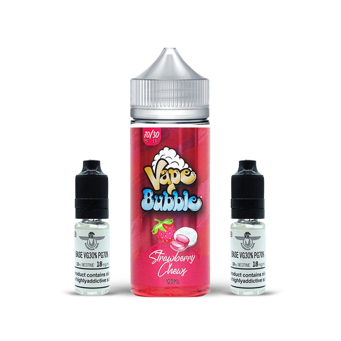STRAWBERRY CHEWY SHORT FILL BY VAPE BUBBLE 120ML