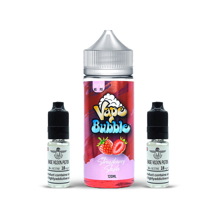 STRAWBERRY SLUSH SHORT FILL BY VAPE BUBBLE 120ML