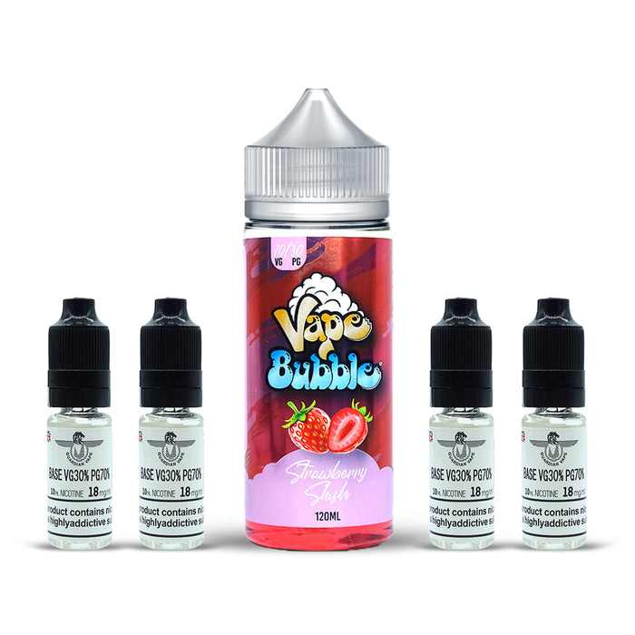 STRAWBERRY SLUSH SHORT FILL BY VAPE BUBBLE 120ML