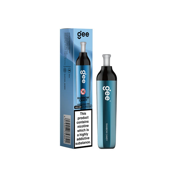 EXPIRED:: 20mg ELF BAR Gee 600 Disposable Pod Vape Device 600 Puffs