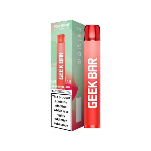 EXPIRED :: 20mg Geekvape Geek Bar E600 Disposable Vape Device 600 Puffs