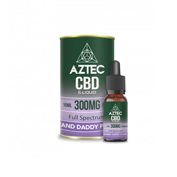 Aztec CBD 300mg CBD Vaping Liquid 10ml (50PG/50VG)