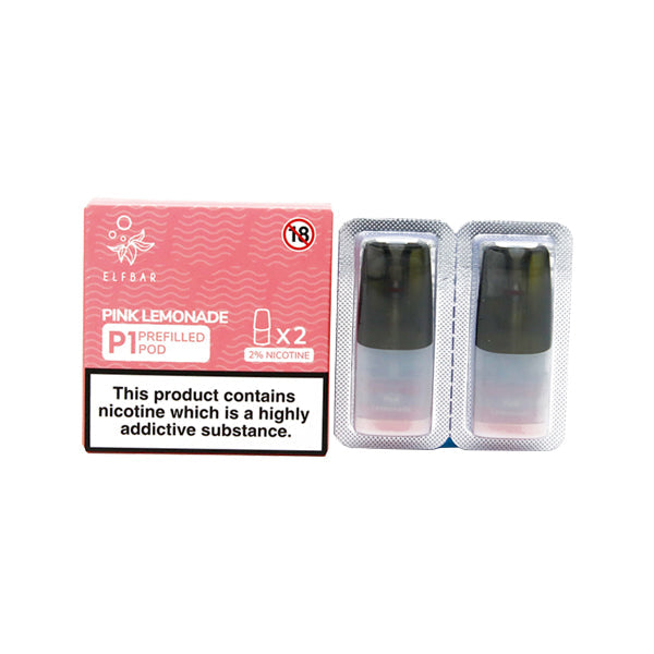 Elf Bar P1 Replacement 2ml Pods for ELF Mate 500