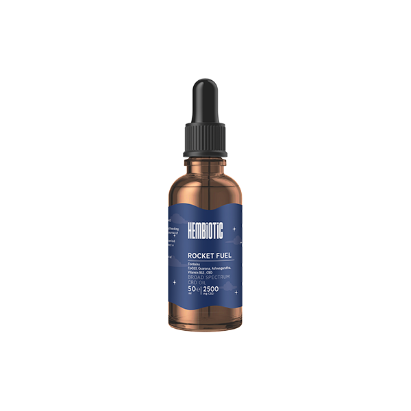 Hembiotic 2500mg Broad-Spectrum Bulk CBD Oil - 50ml