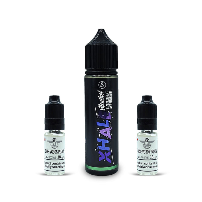 XHALE ELIQUID MENTHOL RANGE 60ML - E-liquid