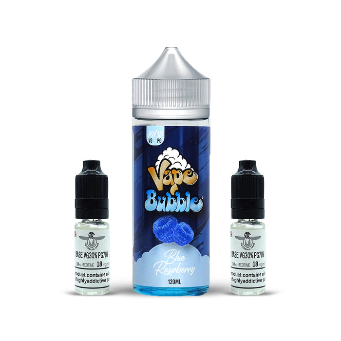 BLUE RASPBERRY SHORT FILL BY VAPE BUBBLE 120ML