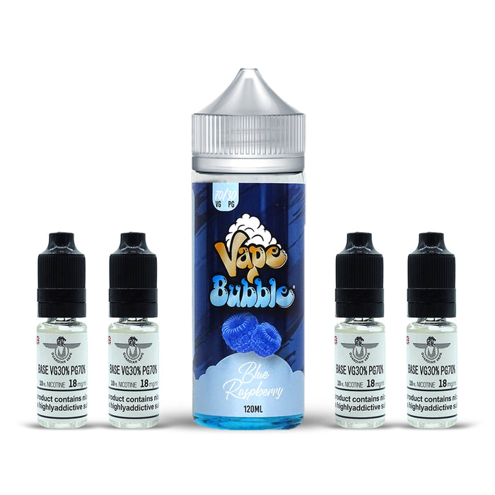 BLUE RASPBERRY SHORT FILL BY VAPE BUBBLE 120ML