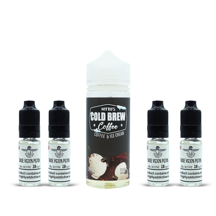 COFFEE AND ICE CREAM E-LIQUID BY NITRO'S COLD BREW