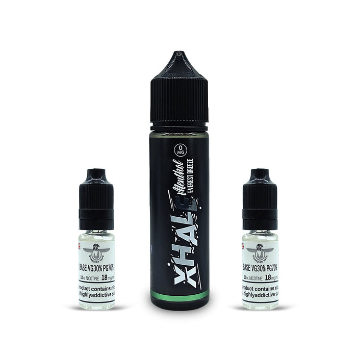 XHALE ELIQUID MENTHOL RANGE 60ML - E-liquid