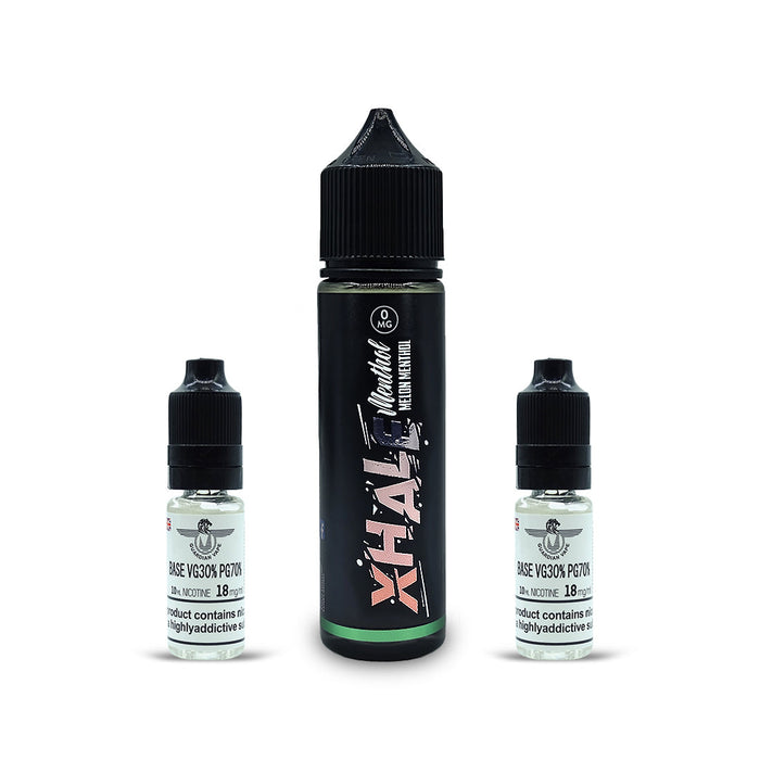 XHALE ELIQUID MENTHOL RANGE 60ML - E-liquid