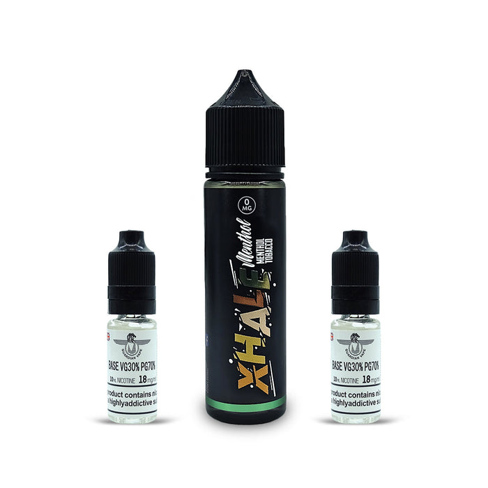 XHALE ELIQUID MENTHOL RANGE 60ML - E-liquid