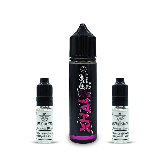 XHALE ELIQUID SHERBETS RANGE 60ML - E-liquid