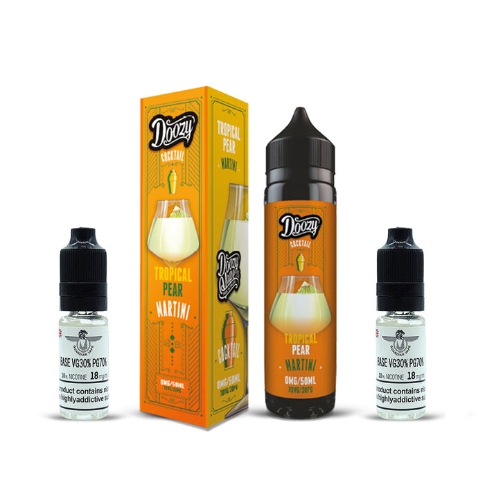 TROPICAL PEAR MARTINI COCKTAIL E-LIQUID BY DOOZY VAPE 50ML