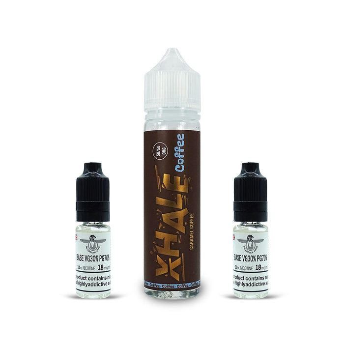 XHALE ELIQUID 50/50 COFFEE RANGE 60ML