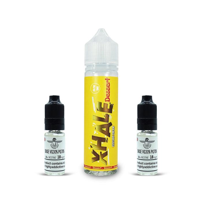 XHALE ELIQUID 50/50 DESSERT RANGE 60ML - E-liquid