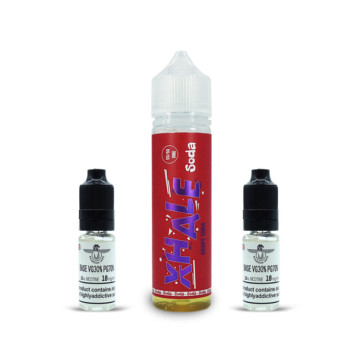 XHALE ELIQUID 50/50 SODA RANGE 60ML - E-liquid