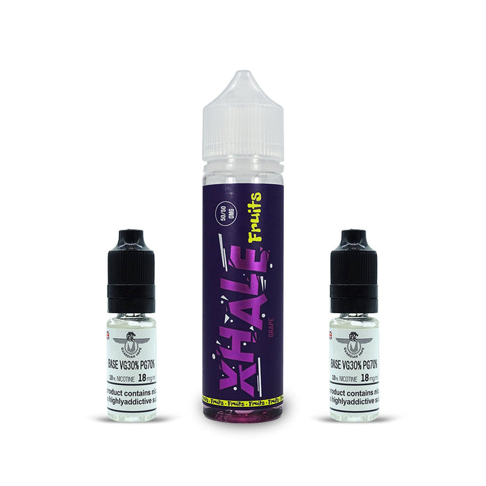 XHALE ELIQUID 50/50 FRUITS RANGE 60ML - E-liquid