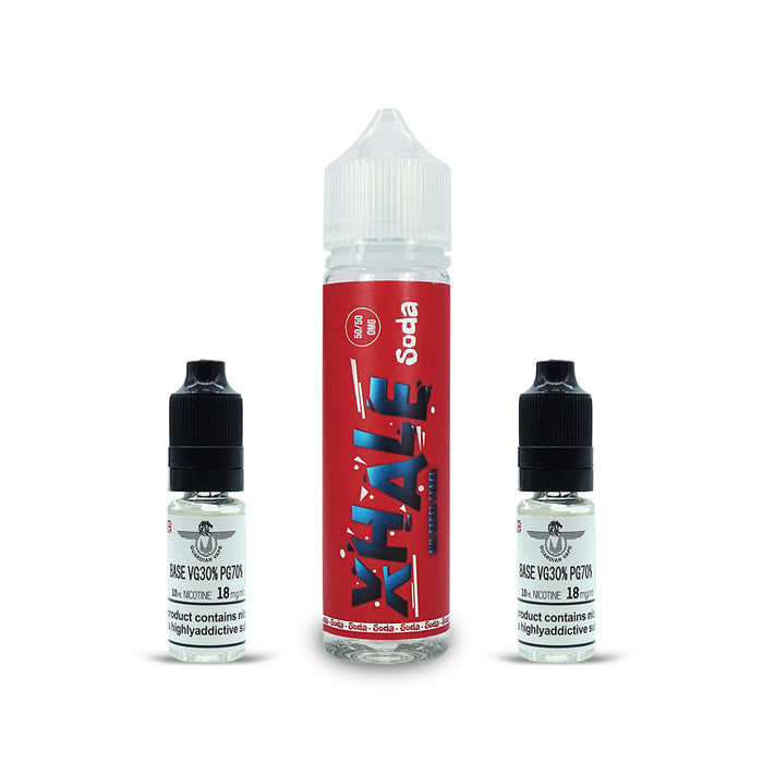 XHALE ELIQUID 50/50 SODA RANGE 60ML - E-liquid