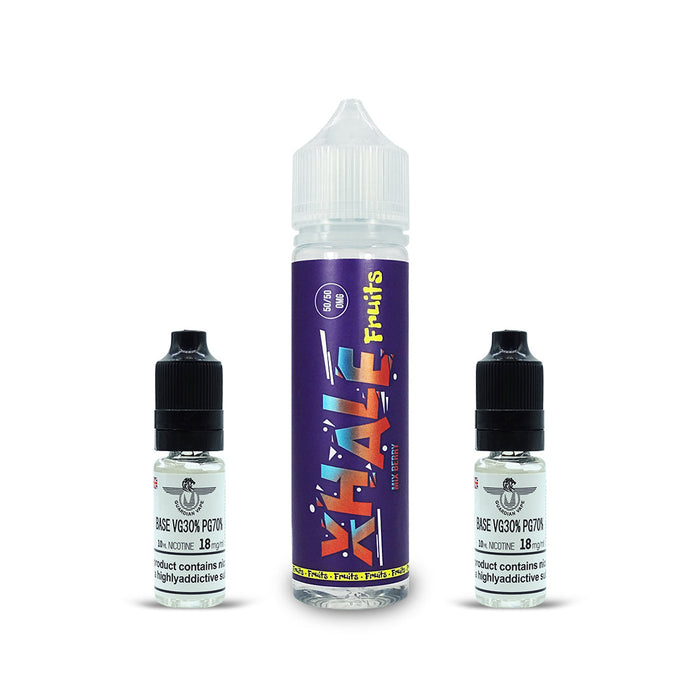 XHALE ELIQUID 50/50 FRUITS RANGE 60ML - E-liquid