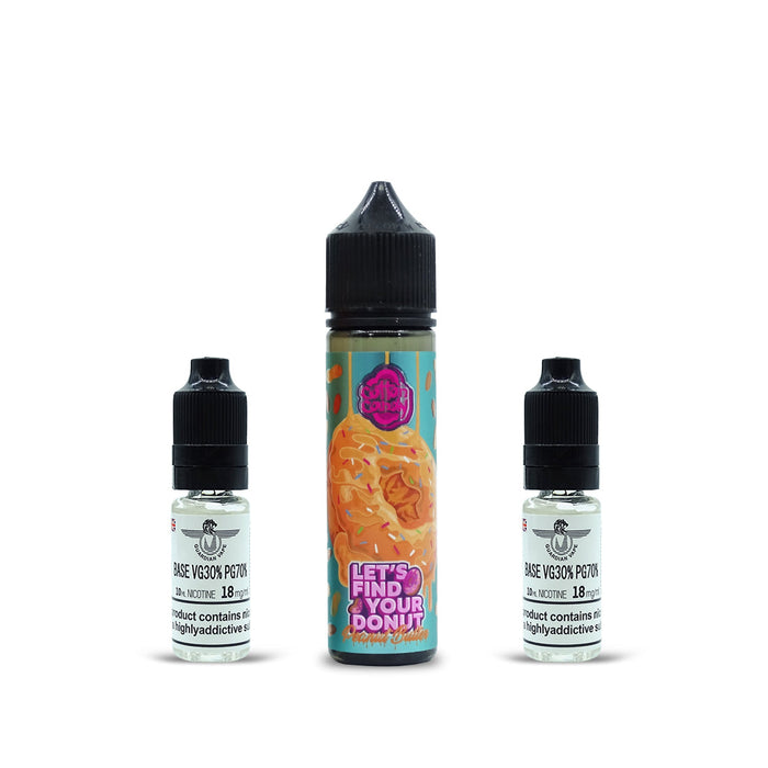 Cotton Candy – LETS FIND YOUR DONUT – range Short Fill E-Liquid – 50ml